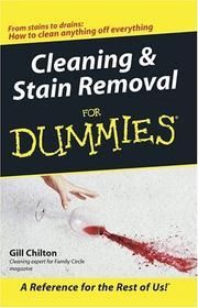 Cleaning & stain removal for dummies