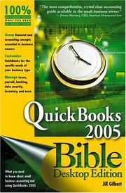 Cover of: QuickBooks 2005 Bible, Desktop Edition