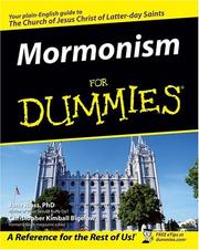 Cover of: Mormonism for dummies