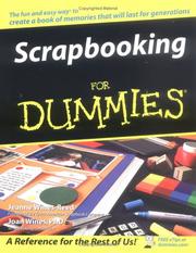Scrapbooking for dummies by Jeanne Wines-Reed, Joan Wines