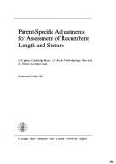 Parent-specific adjustments for assessment of recumbent length and stature