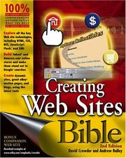 Cover of: Creating Web Sites Bible, Second Edition