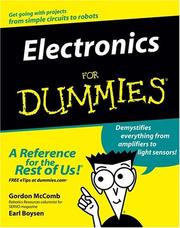Cover of: Electronics for dummies