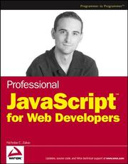 Professional JavaScript for Web developers