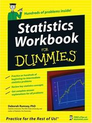 Cover of: Statistics Workbook For Dummies