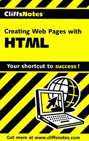Cover of: Creating Web Pages with HTML (Cliffs Notes)