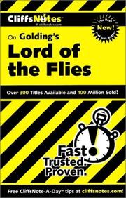 Cover of: CliffsNotes Golding's Lord of flies