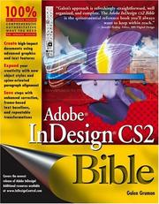 Cover of: Adobe InDesign CS2 bible
