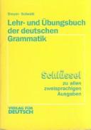 Cover of: Lehr Und Ubungsbuch Der Deutschen Grammatik: Schubel/Answer Key