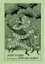Cover of: The Twelve Terrors of Christmas: Drawings by Edward Gorey