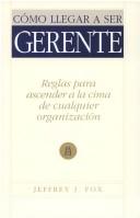 Cover of: Como Llegar a Ser Gerente