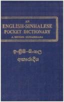An English-Sinhalese dictionary by A. mendis Gunasekera, A.M. Gunasekara