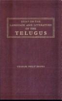 Cover of: Essay on the Language and Literature of the Telugus