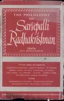 The philosophy of Sarvepalli Radhakrishnan by Schilpp, Paul Arthur