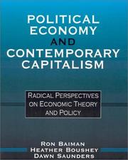 Political economy and contemporary capitalism : radical perspectives on economic theory and policy