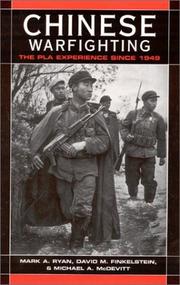 Chinese Warfighting by Mark A. Ryan, David M. Finkelstein