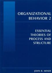 Cover of: Organizational Behavior 2 by Miner, John B.