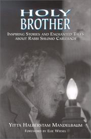Cover of: Holy Brother: Inspiring Stories and Enchanted Tales about Rabbi Shlomo Carlebach