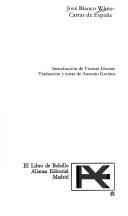 Cover of: Cartas de España