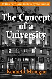 Cover of: The Concept of a University