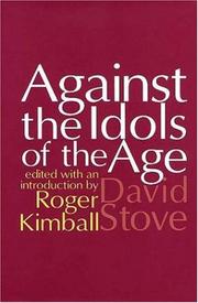 Cover of: Against the Idols of the Age