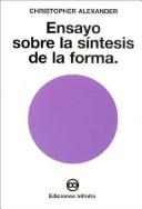 Cover of: Ensayo Sobre La Sintesis de La Forma by Christopher Alexander