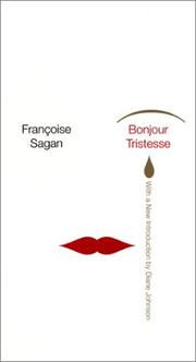 Bonjour tristesse by Françoise Sagan