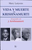 Cover of: Vida y Muerte de Krishnamurti