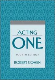 Cover of: Acting One