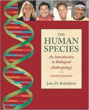 Cover of: The human species by John Relethford