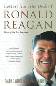 Cover of: Letters from the Desk of Ronald Reagan: Letters from the Desk of Ronald Reagan