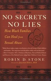 Cover of: No Secrets No Lies: How Black Families Can Heal from Sexual Abuse