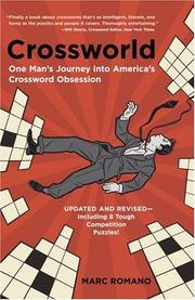Cover of: Crossworld: One Man's Journey into America's Crossword Obsession