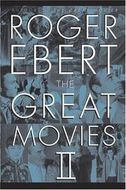 Cover of: The great movies II by Roger Ebert