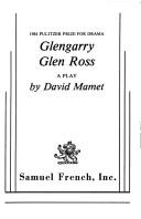 Cover of: Glengarry Glen Ross: a play