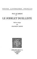 Cover of: Le Jodelet duelliste