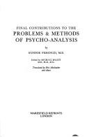 Final contributions to the problems & methods of psycho-analysis