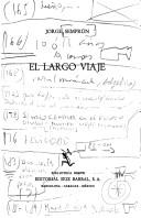 Cover of: El largo viaje