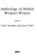 Cover of: Anthology of British women writers
