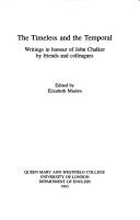 The timeless and the temporal : writings in honour of John Chalker by friends and colleagues