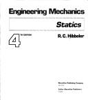Cover of: Engineering mechanics--statics