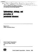 Cover of: Epidemiology, etiology, and prevention of periodontal diseases |