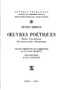 Cover of: Oeuvres poétiques: Poésies, Vers nouveaux, Une saison en enfer, Illuminations