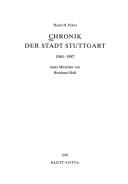 Cover of: Chronik der Stadt Stuttgart, 1984-1987