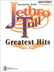 Cover of: Jethro Tull / Greatest Hits, Volume 2: Acoustic Tull"