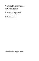Cover of: Nominal compounds in Old English: a metrical approach