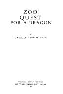 Zoo quest for a dragon by David Attenborough