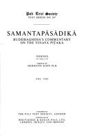 Cover of: Samantapāsādikā: Buddhaghosa's commentary on the Vinaya Piṭaka