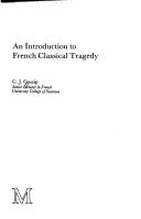 An introduction to French classical tragedy