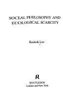 Social philosophy and ecological scarcity